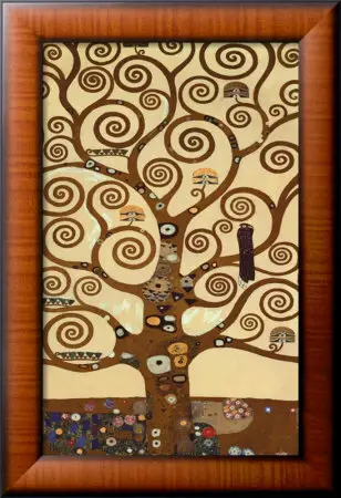 Framed Tree of Life in Detail Print